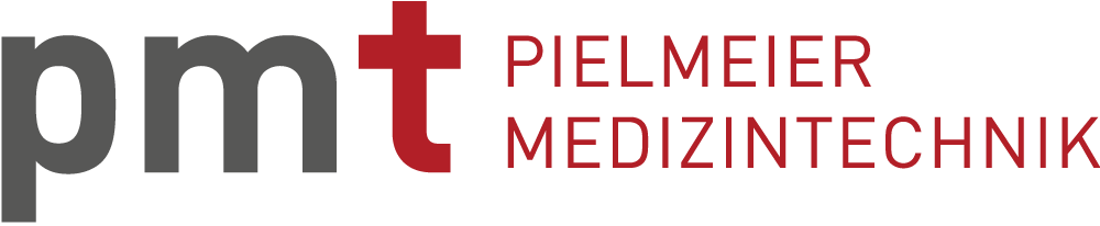 Darstellung des farbigen Logos der Firma Pielmeier Medizintechnik GmbH in 1000px.